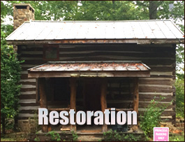 Historic Log Cabin Restoration  Raven, Virginia